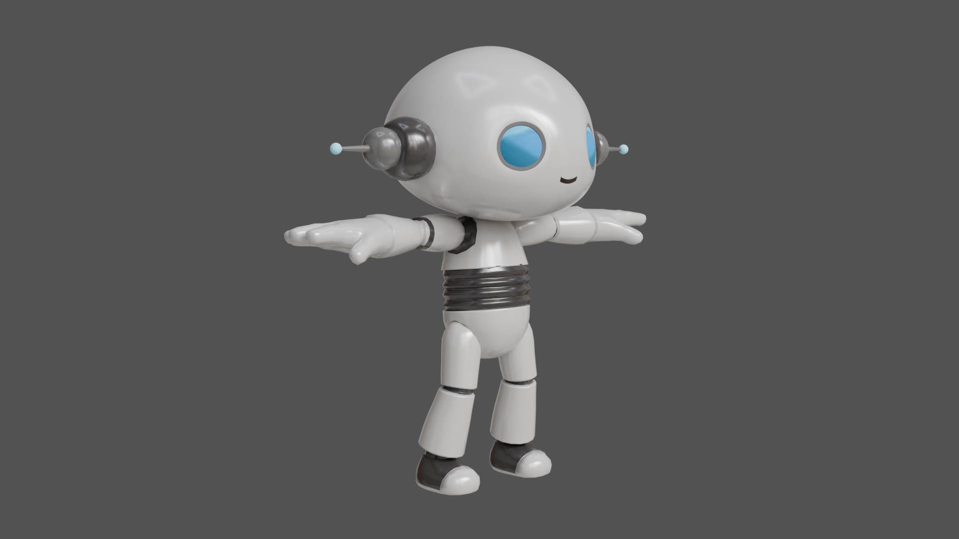 robot Character 3D model_5