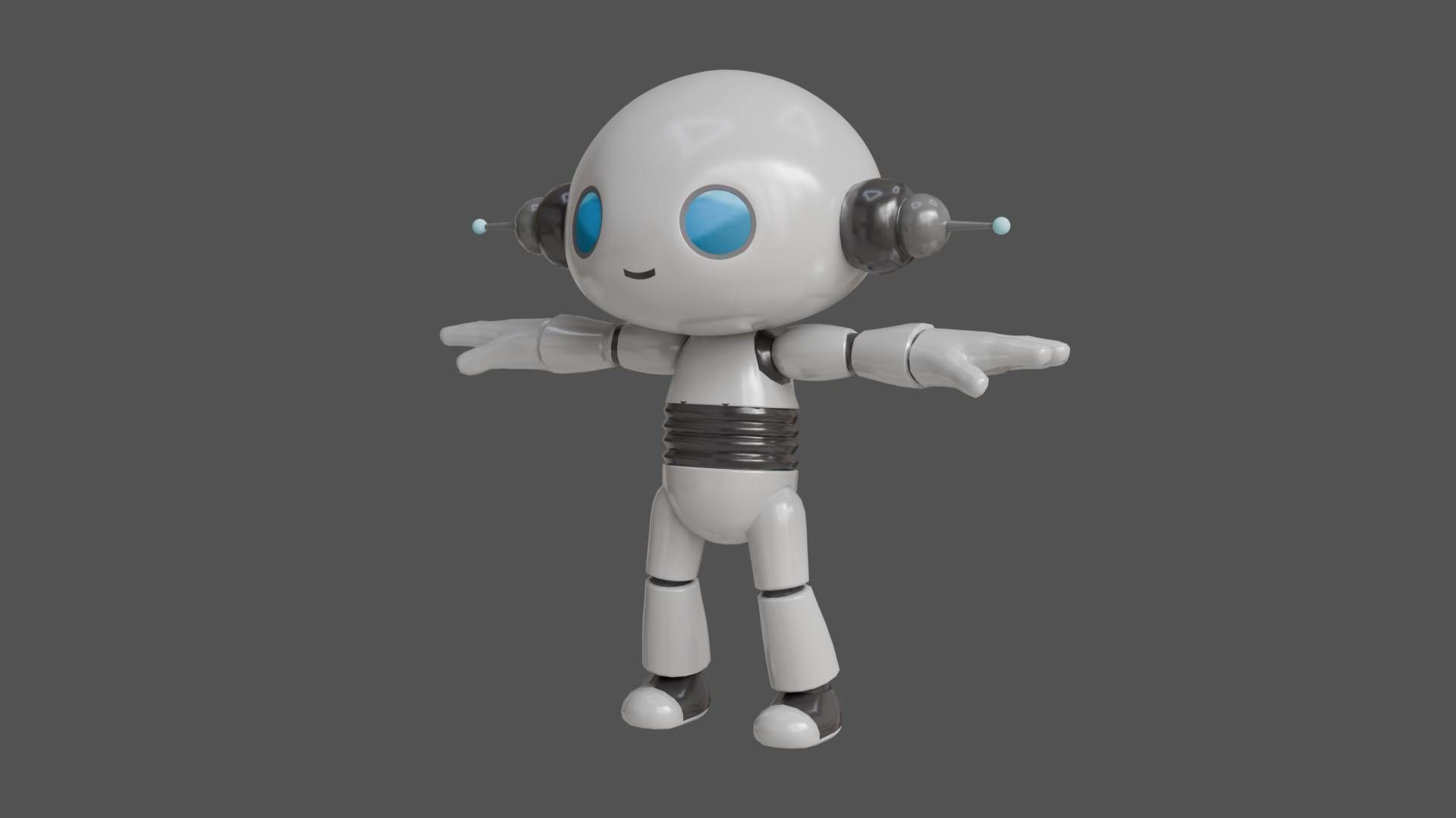 robot Character 3D model_1