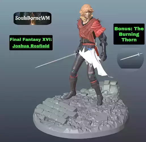 Final Fantasy XVI Joshua Rosfield 3D print model