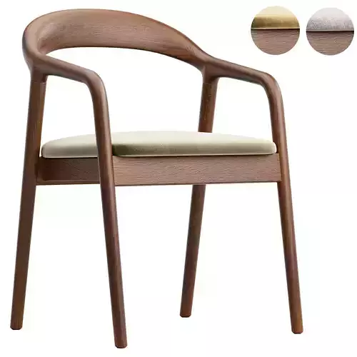Contemporary Solid Wood Chair