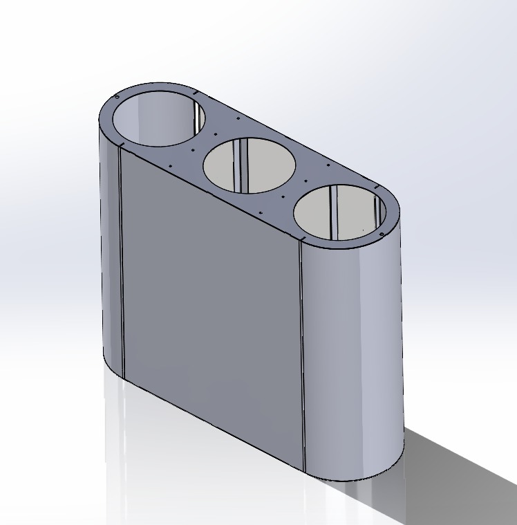 Waste separation container 3D model_8