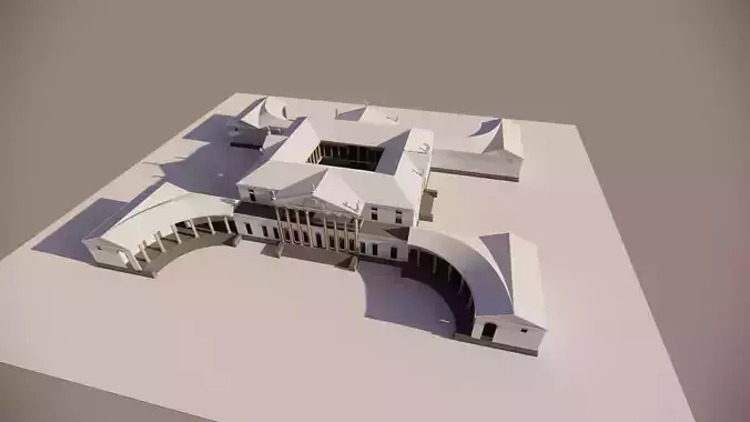  villa mocenigo by  Andrea palladio 3D model