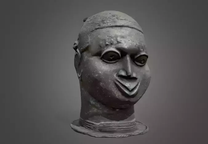 Ivbioto trophy heads III Low-poly 3D model