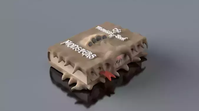 Libro de los monstruos harry potter 3D print model