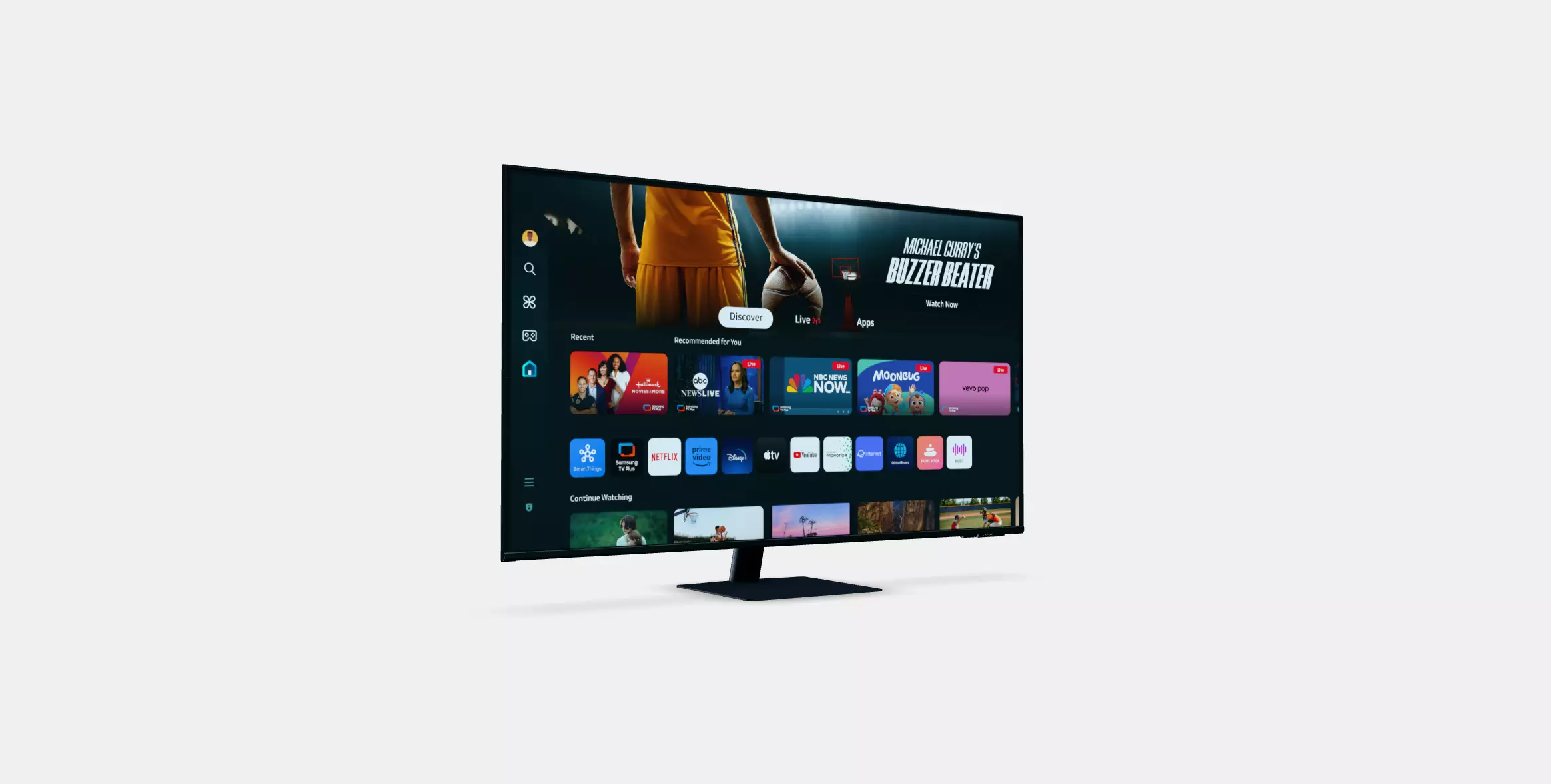 108 m M70D UHD 4K Smart Monitor with Smart TV experience 3D model