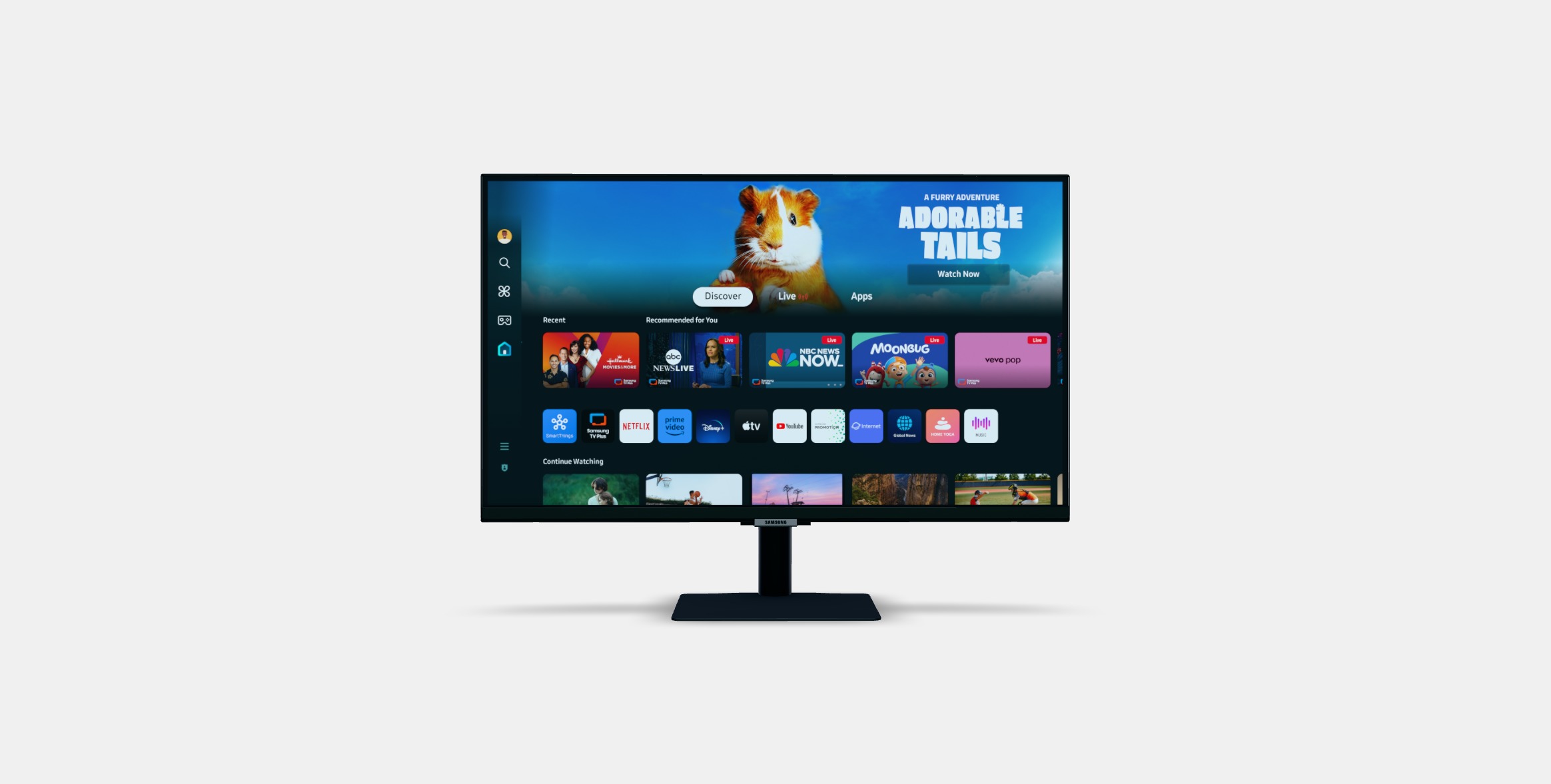 686 cm M50D FHD Smart Monitor with Smart TV experience 3D model_8