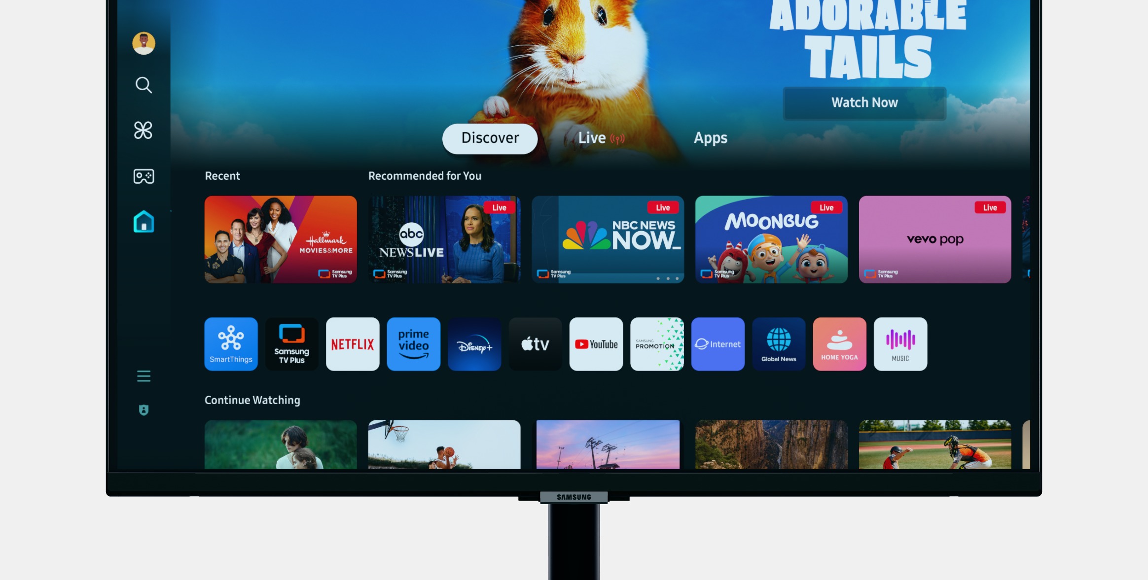 686 cm M50D FHD Smart Monitor with Smart TV experience 3D model_15