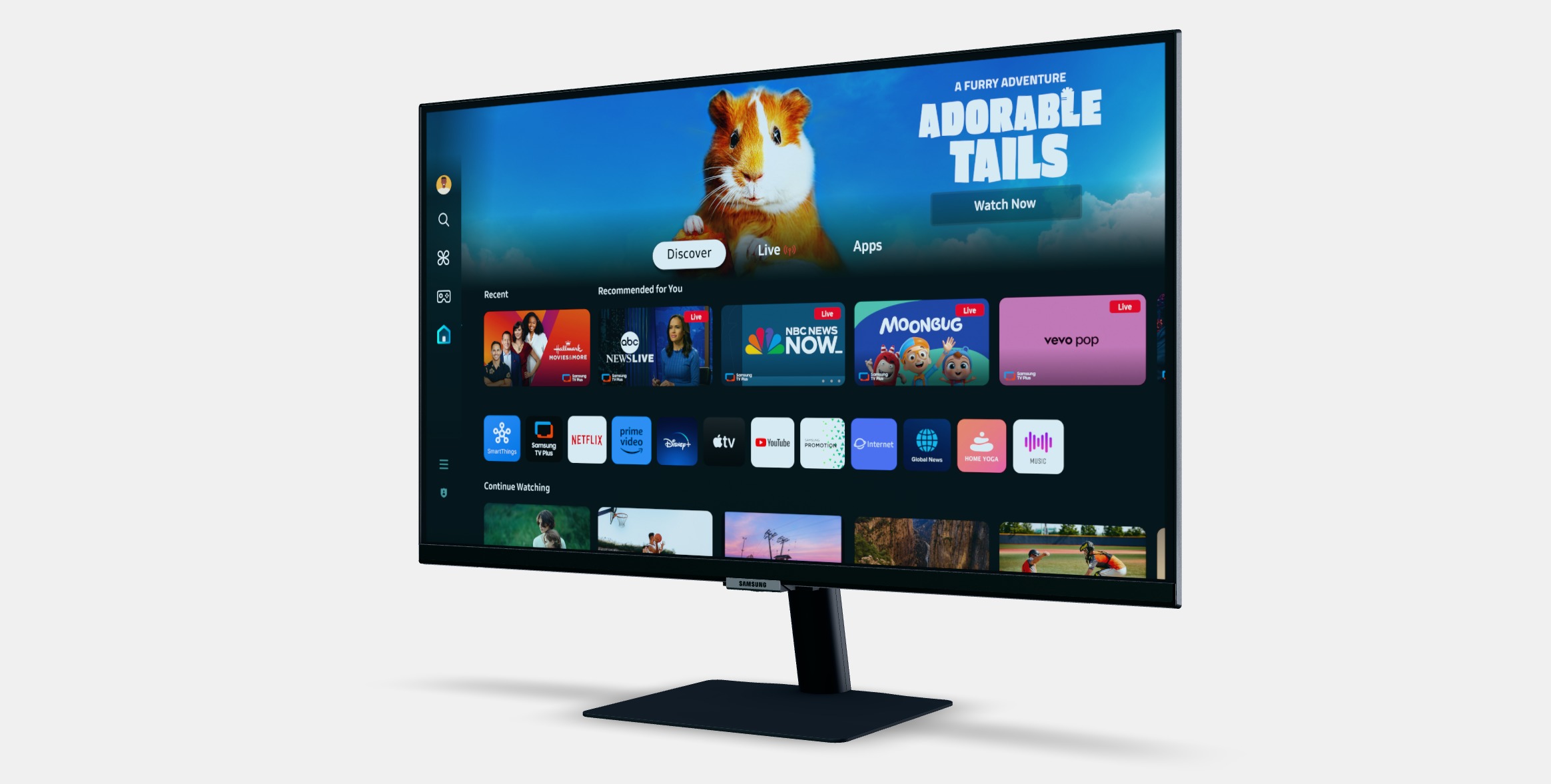 686 cm M50D FHD Smart Monitor with Smart TV experience 3D model_13