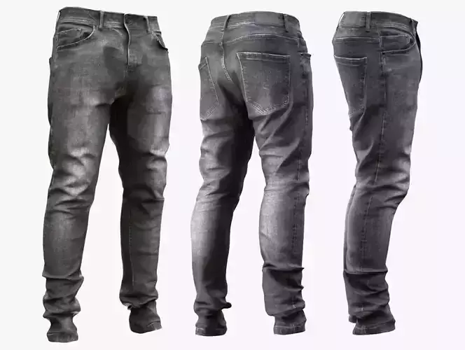 Jeans 56 - All MH Bodies - UE5 Skeletons - Rigged