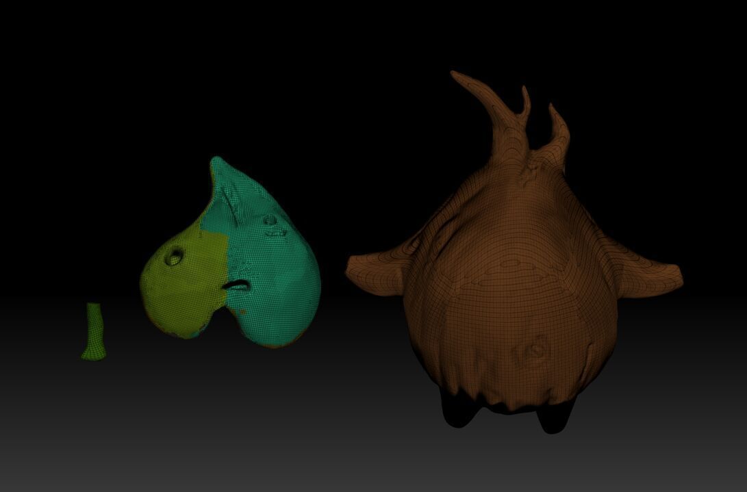 cartoon character 3D model_1