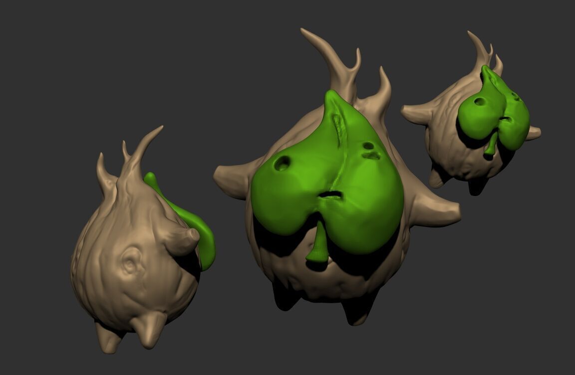 cartoon character 3D model_2