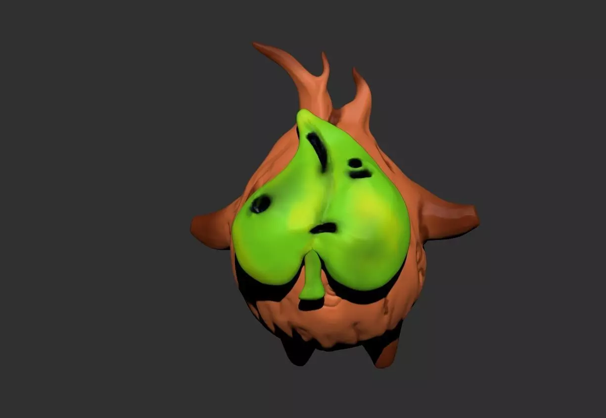 cartoon character 3D model_0