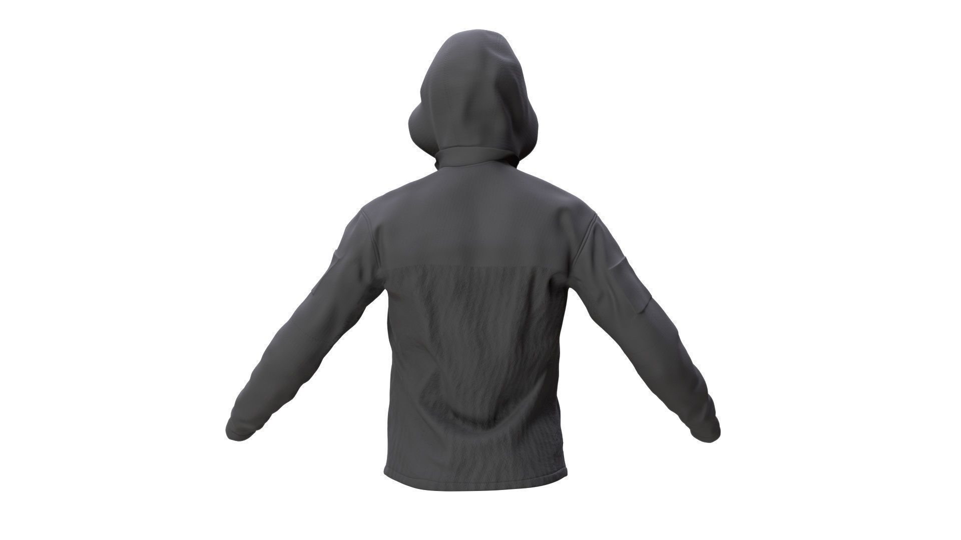 Jacket 55 - All MH Bodies - UE5 Skeletons - Rigged Low-poly 3D model_3