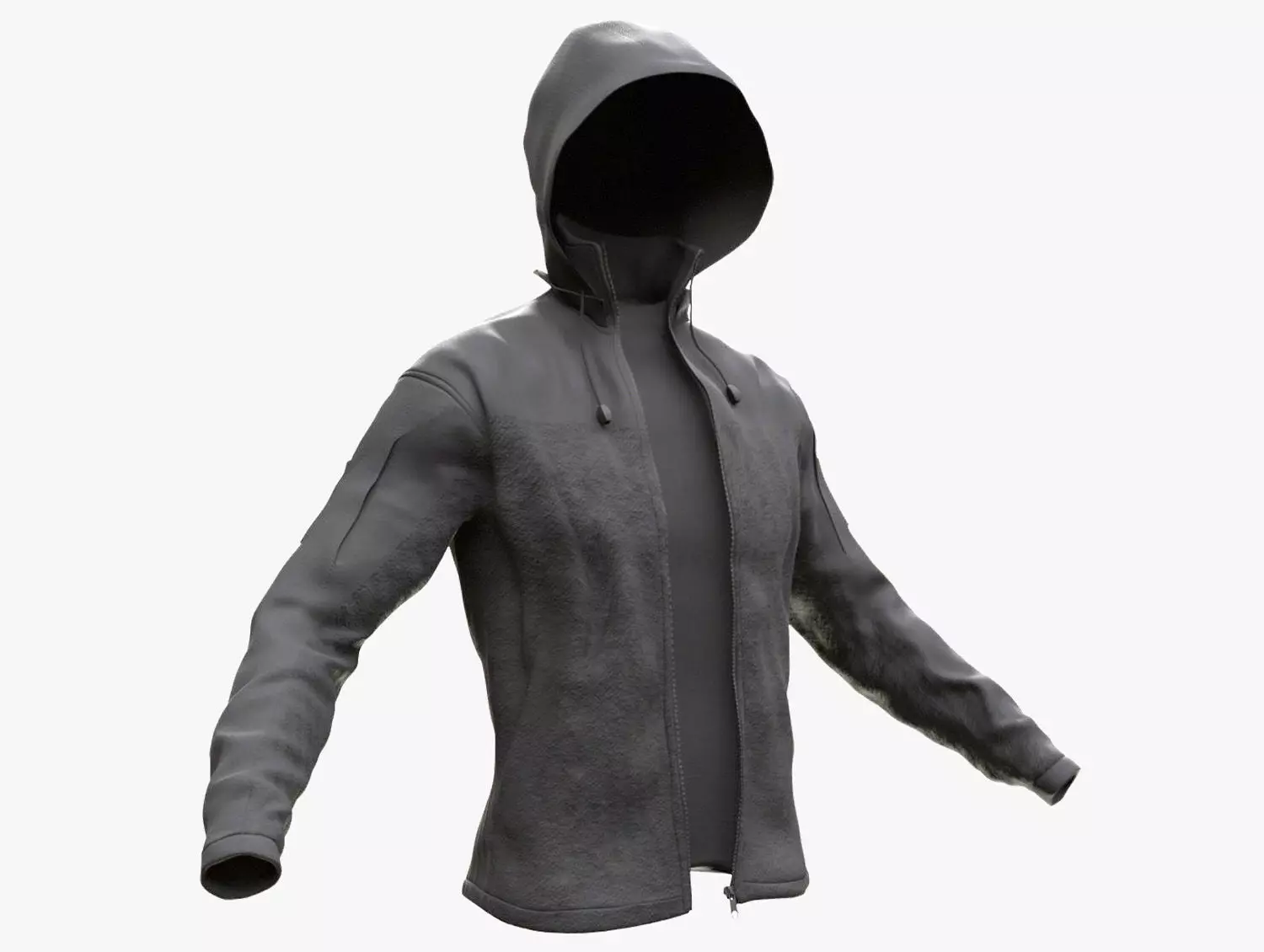Jacket 55 - All MH Bodies - UE5 Skeletons - Rigged Low-poly 3D model_0