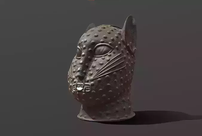 Leopard Head Bronze