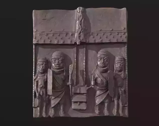 Relief Plaque With Palace Guard