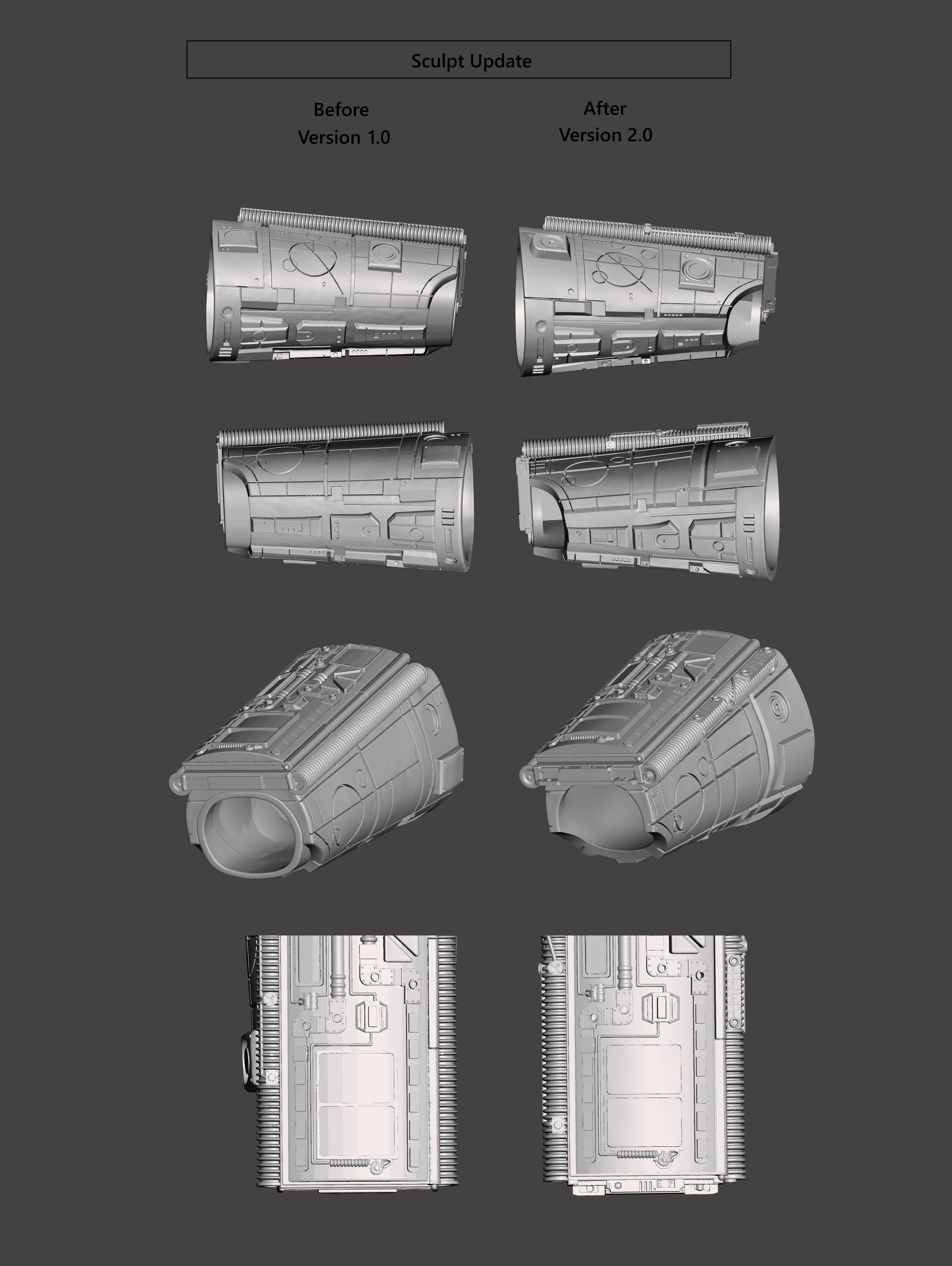 Predator 1987 Full Movable Left Gauntlet Detonator 3D print model_3