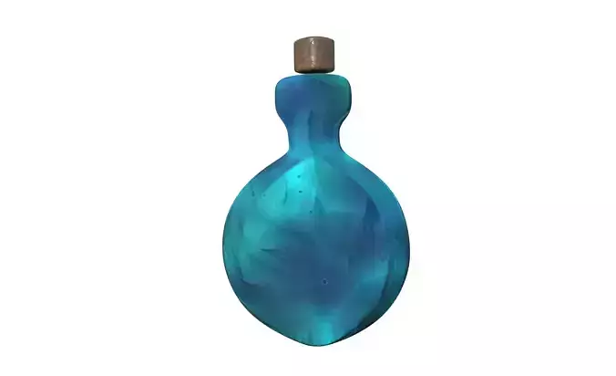 The flasks are clean High and LOW poly model 