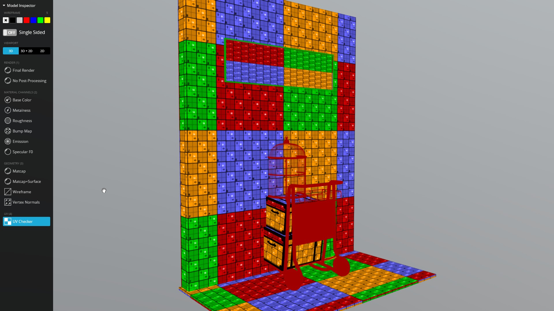 Harry Potter platform 934 scene  3D model_9