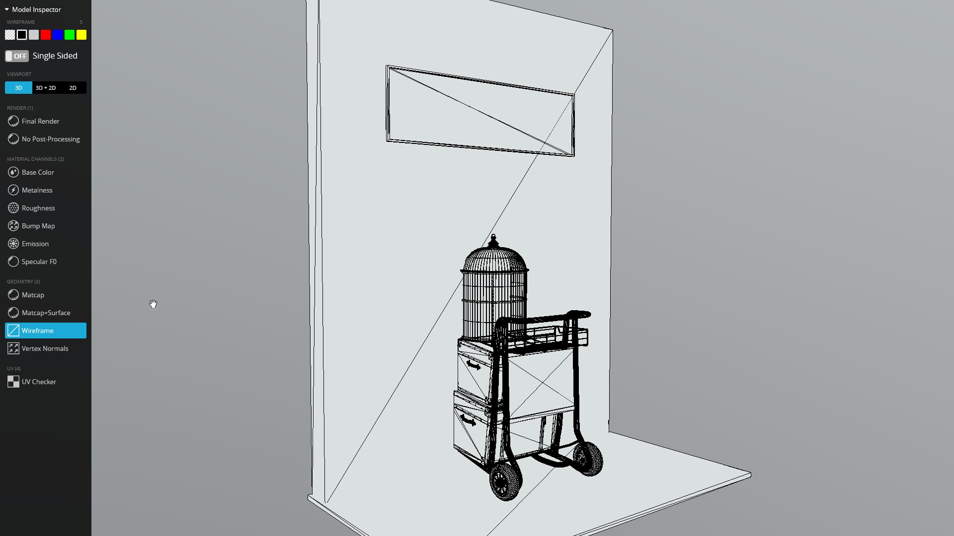 Harry Potter platform 934 scene  3D model_8