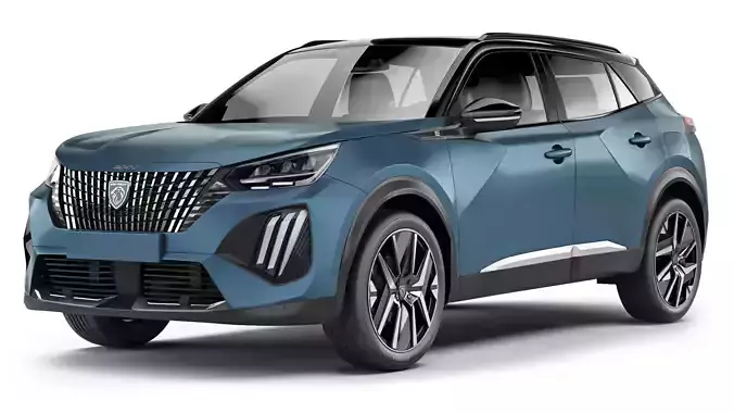 Peugeot e-2008 2024 3D model