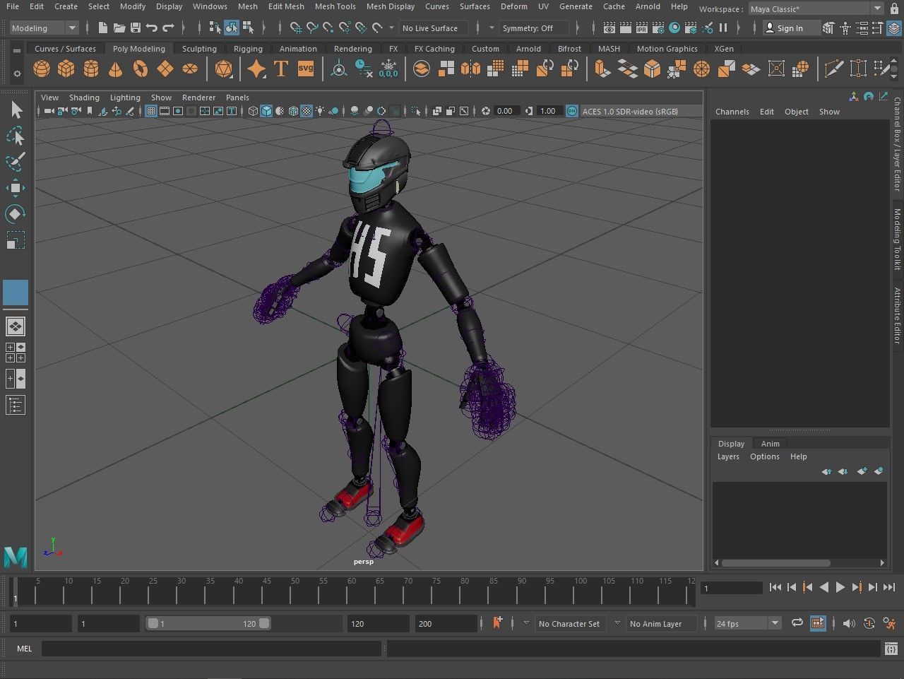 10 unique robots Low-poly 3D model_20