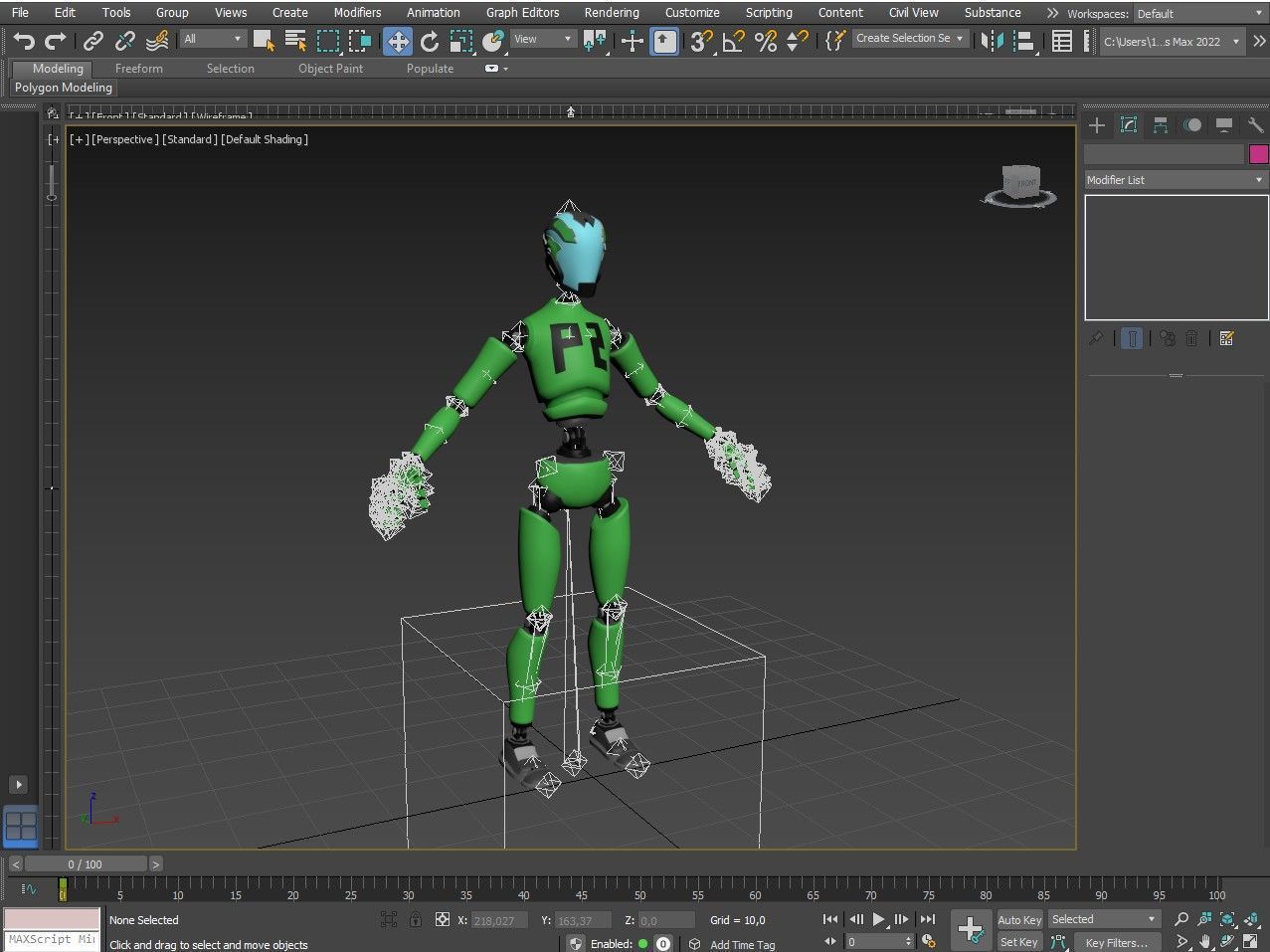 10 unique robots Low-poly 3D model_19