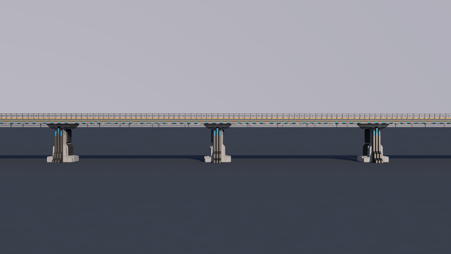 Sci Fi Bridge 3D model_10