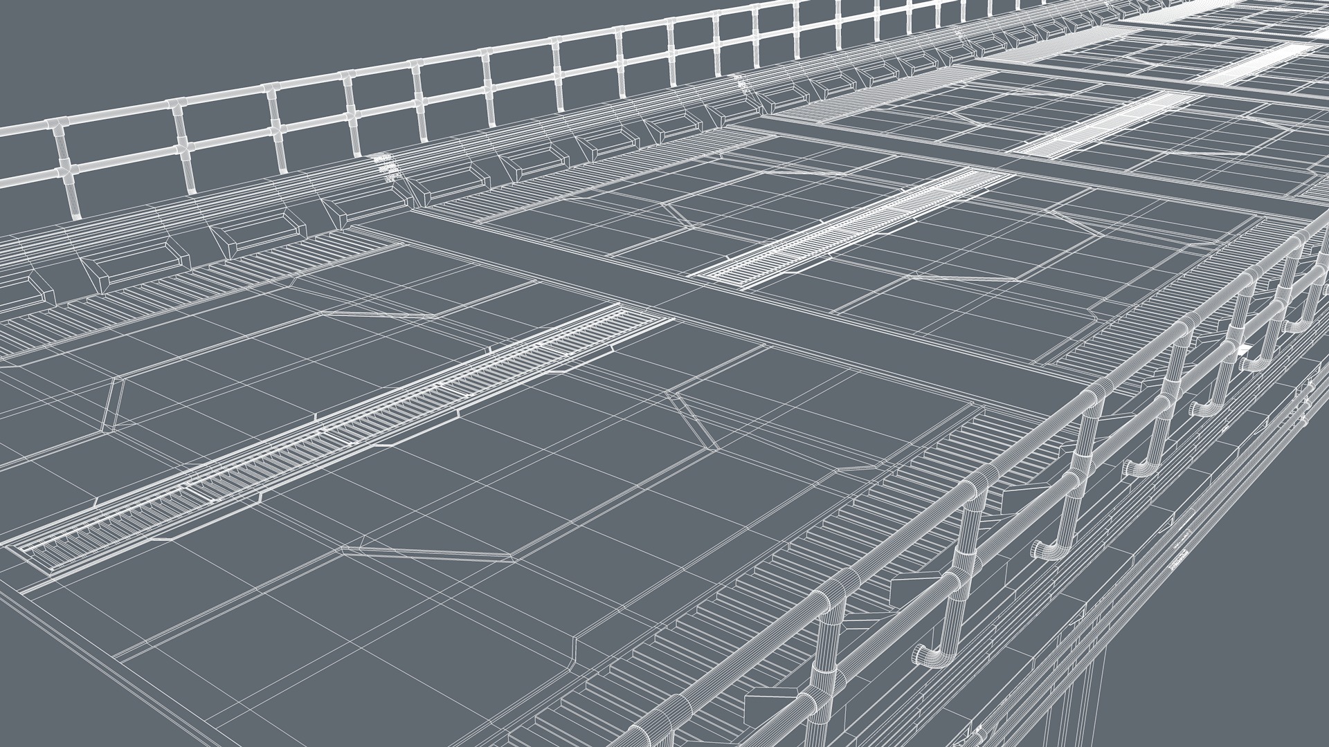 Sci Fi Bridge 3D model_11