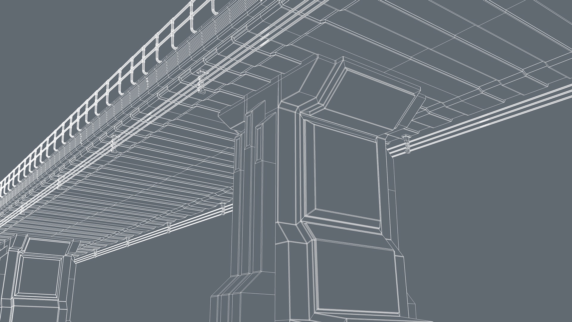 Sci Fi Bridge 3D model_19