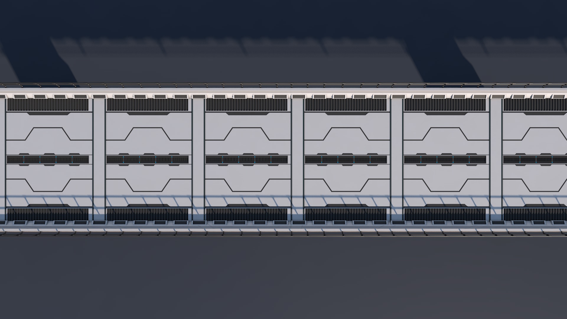 Sci Fi Bridge 3D model_7