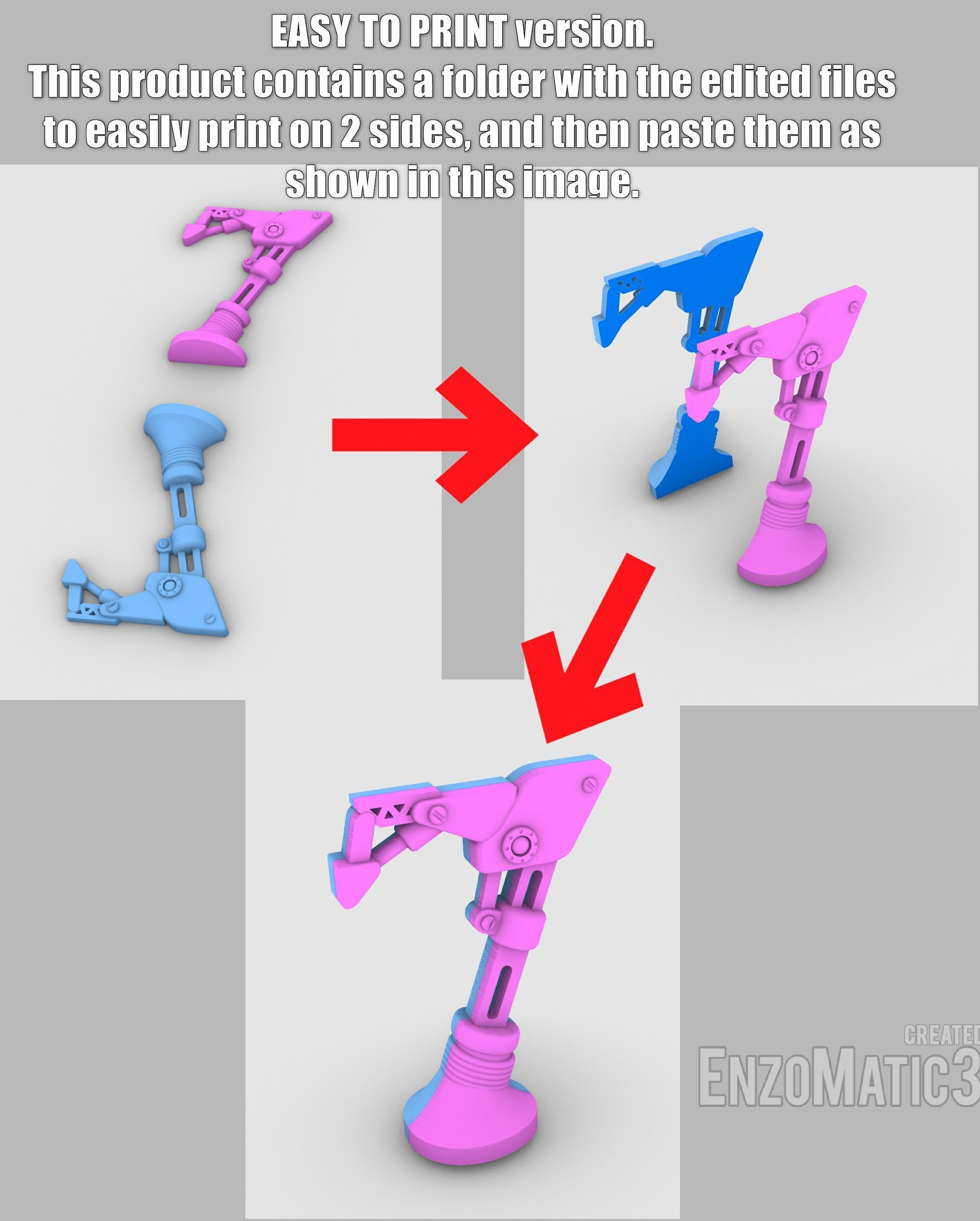 Steampunk numbers 3D STL for 3D printing 3D print model_4