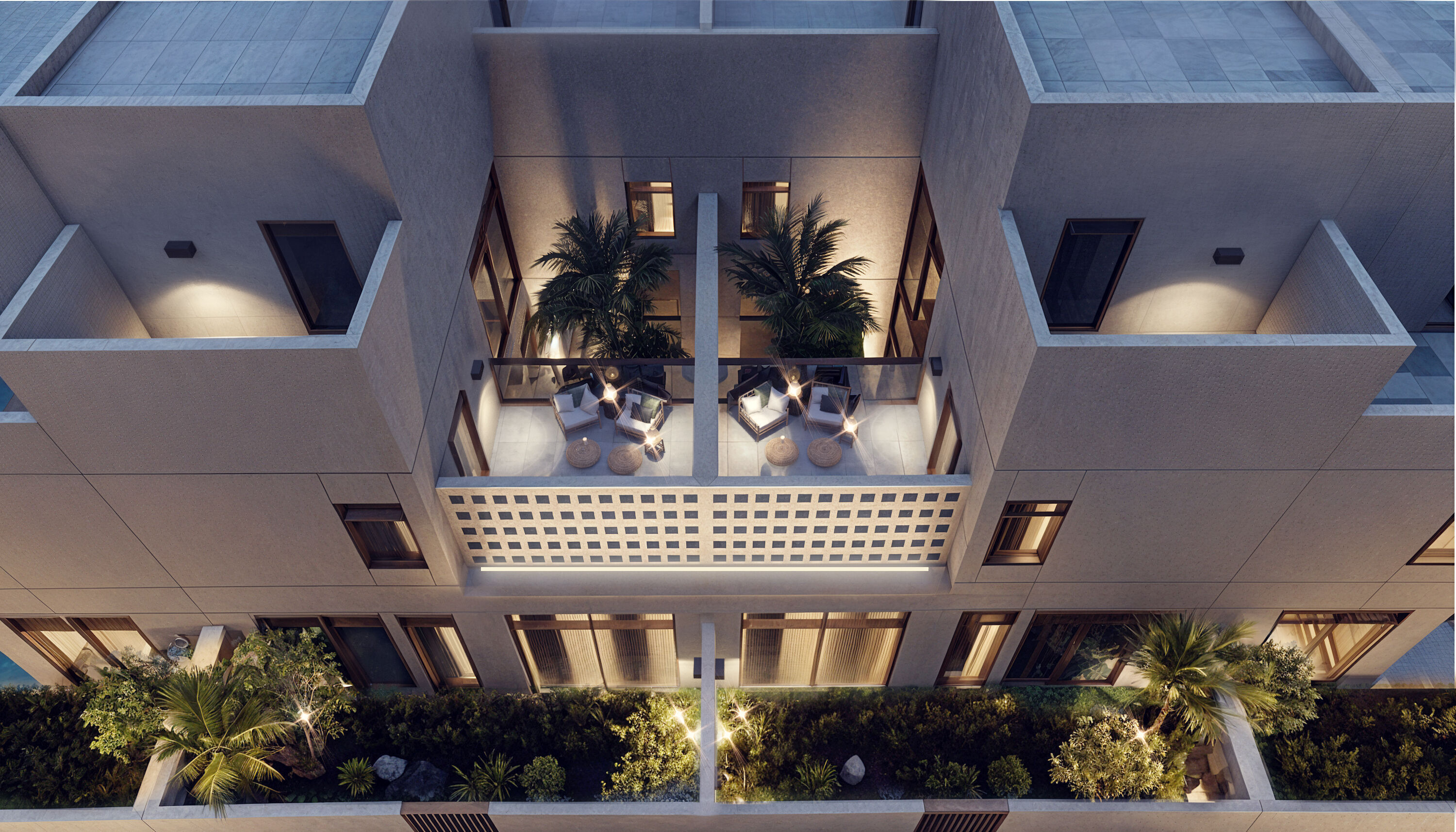 Modern villa 3D model_11