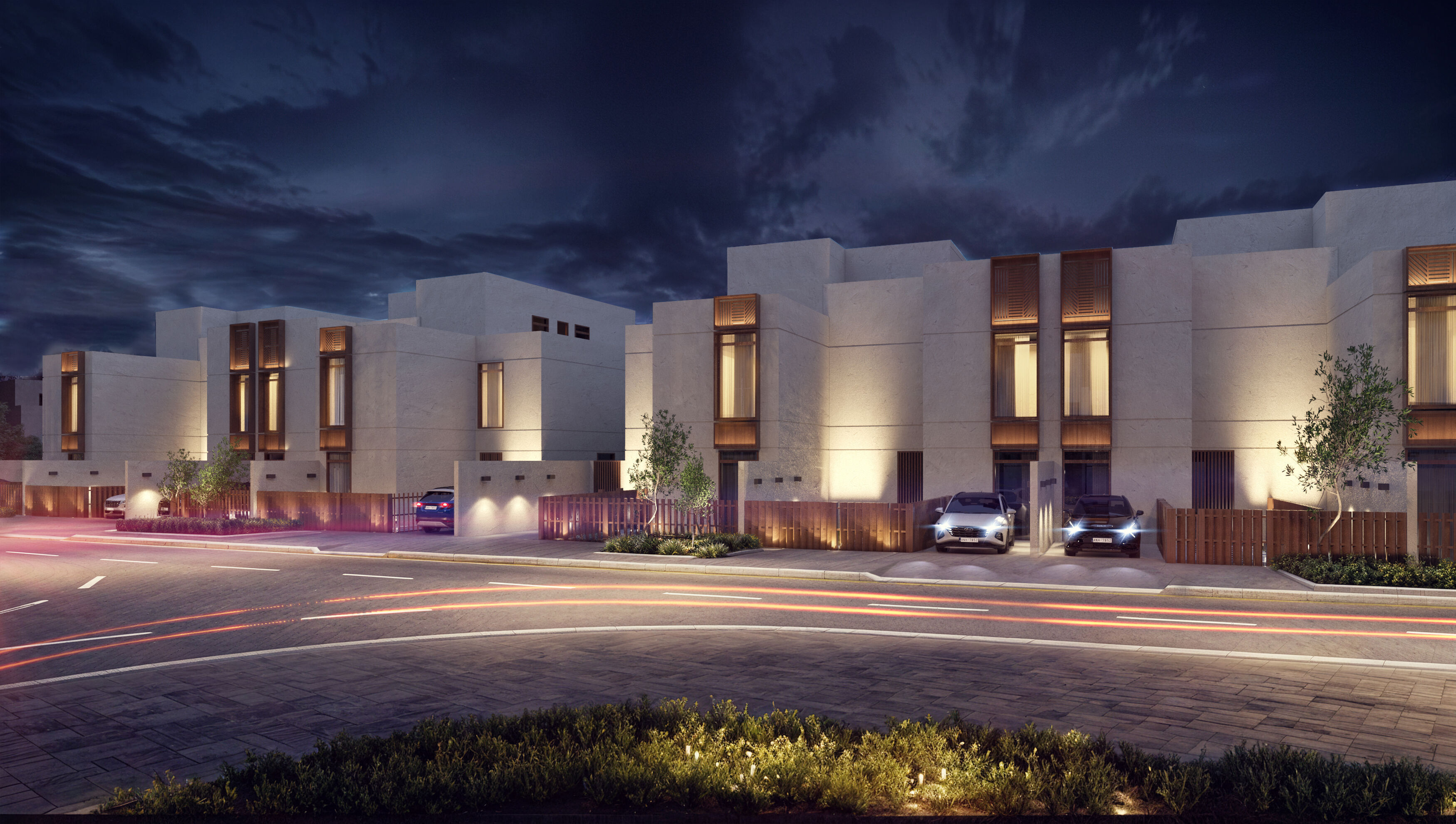 Modern villa 3D model_7