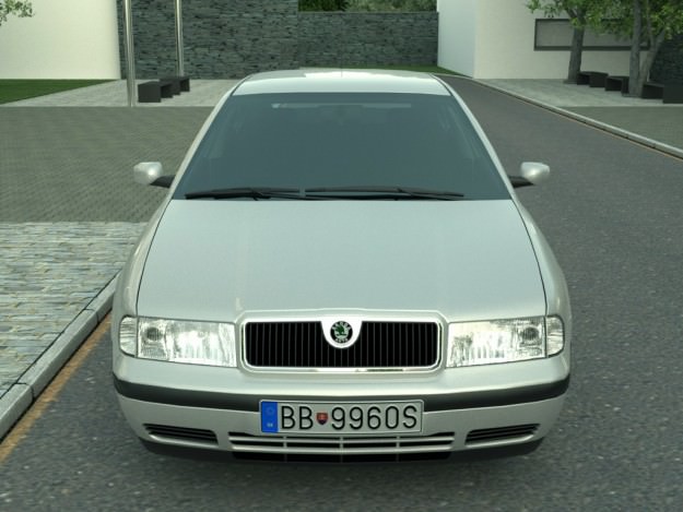 Skoda Octavia 1997 3D model_3