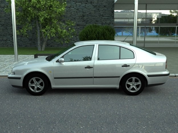 Skoda Octavia 1997 3D model_4