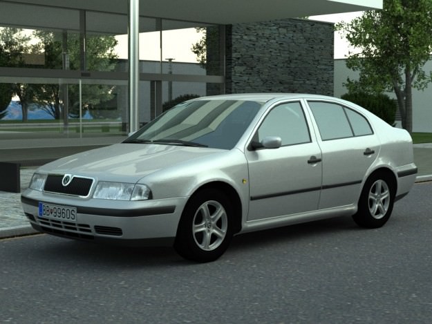 Skoda Octavia 1997 3D model_5