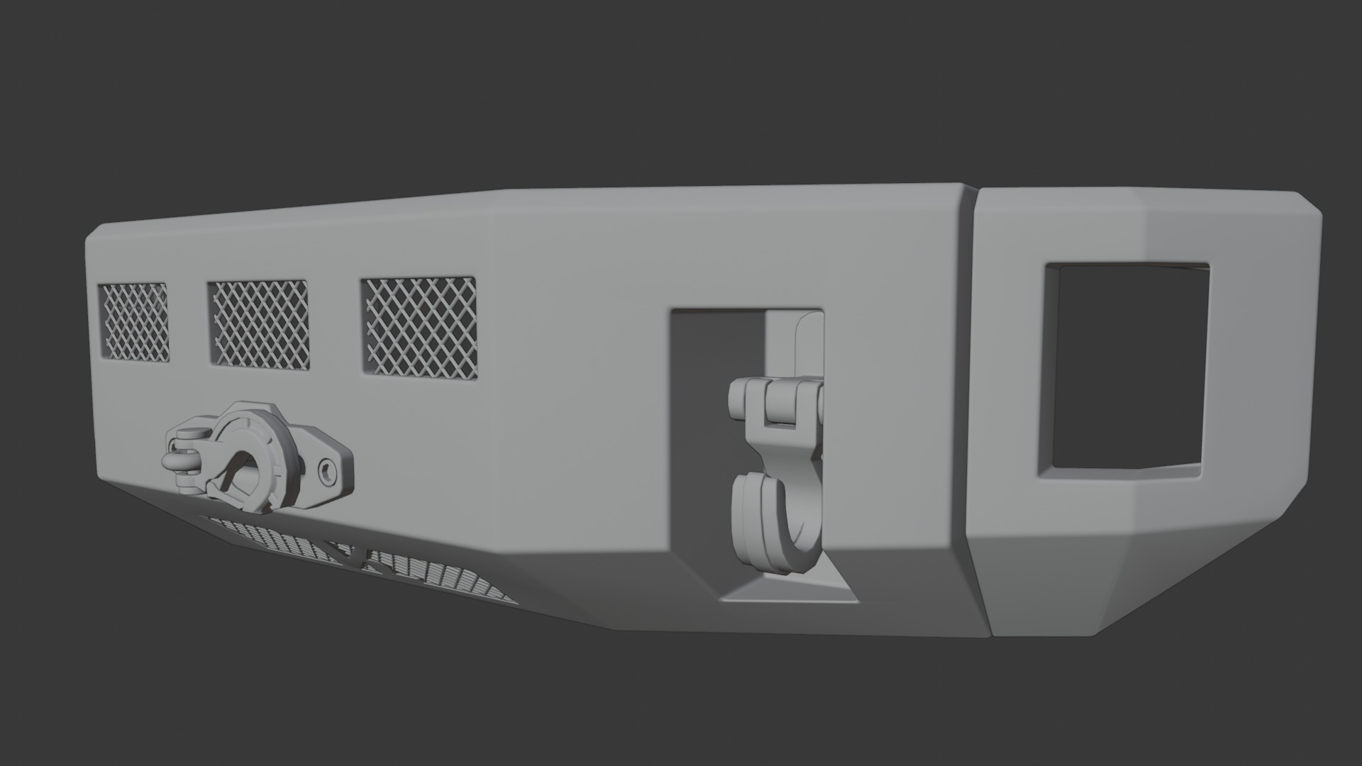 BUMPER KELDERMAN FRONT FOR F250 2017 3D model_7