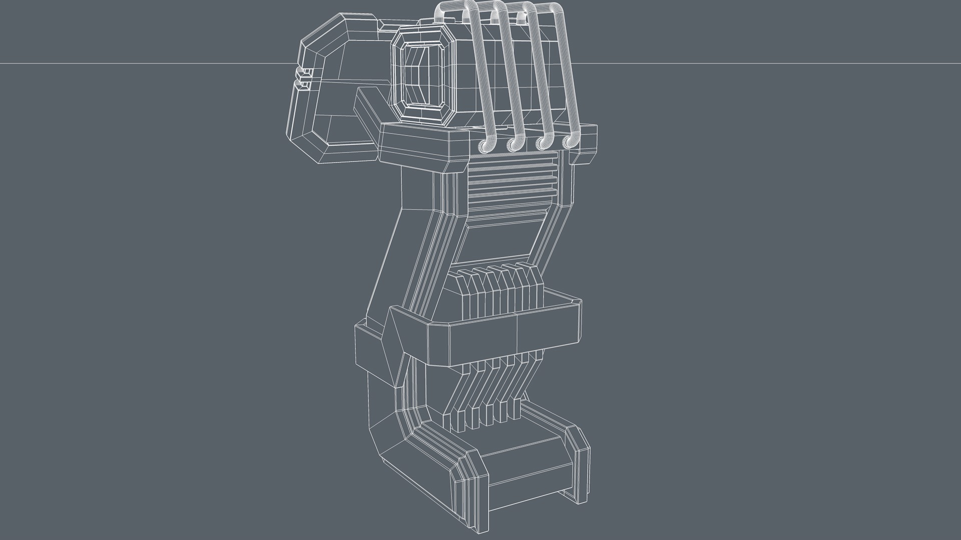 Sci Fi Computer 3D model_11