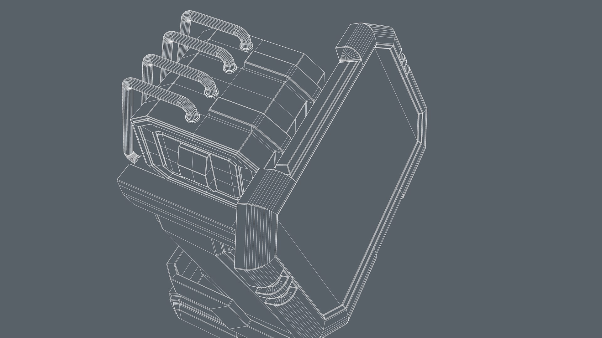 Sci Fi Computer 3D model_9