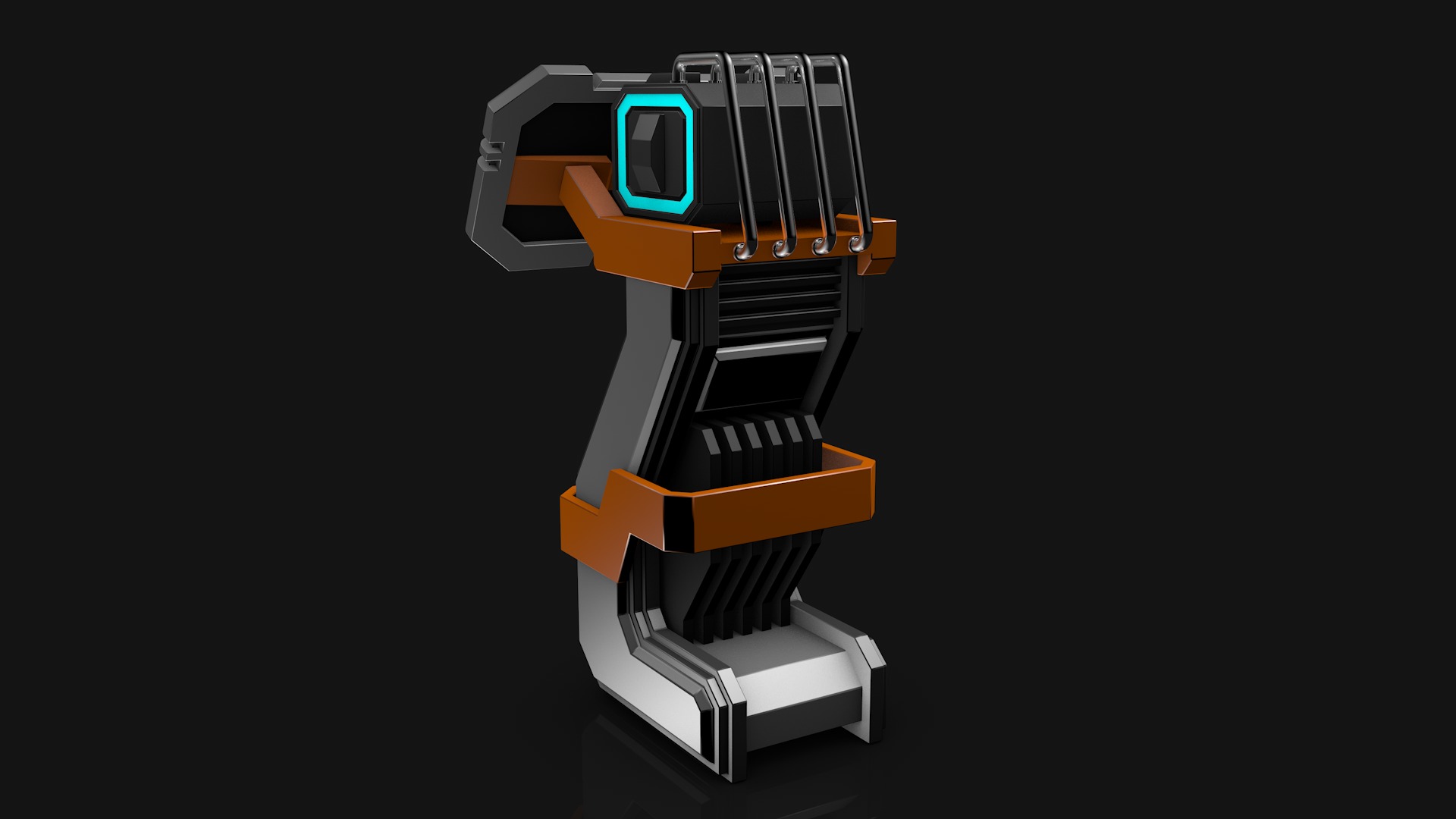 Sci Fi Computer 3D model_3