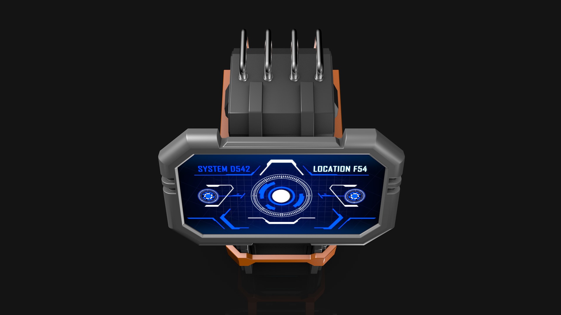 Sci Fi Computer 3D model_6