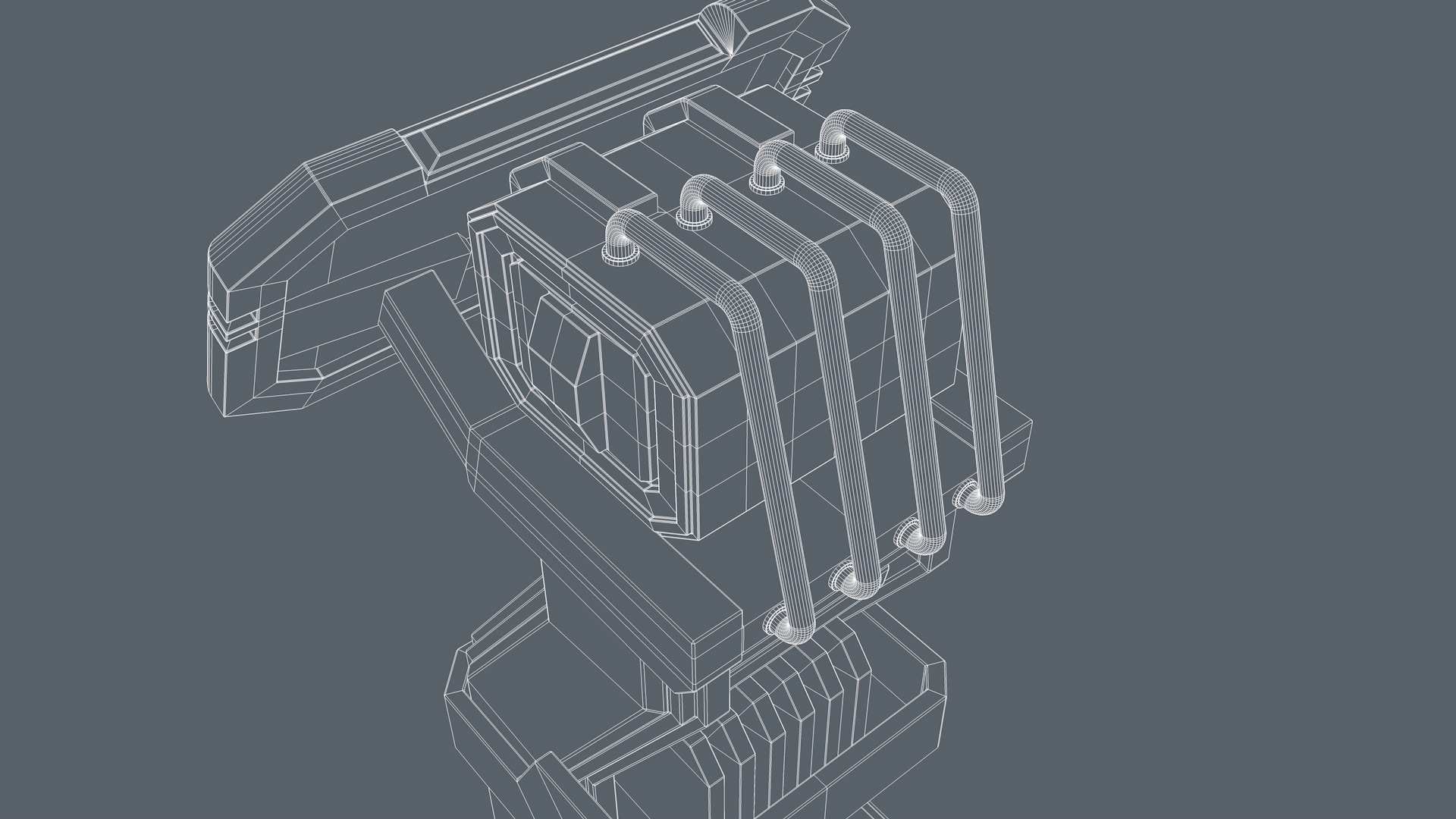 Sci Fi Computer 3D model_12