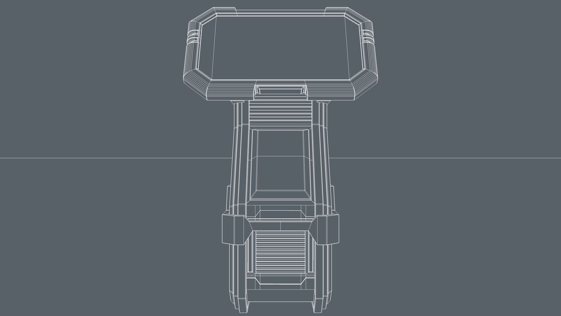 Sci Fi Computer 3D model_10