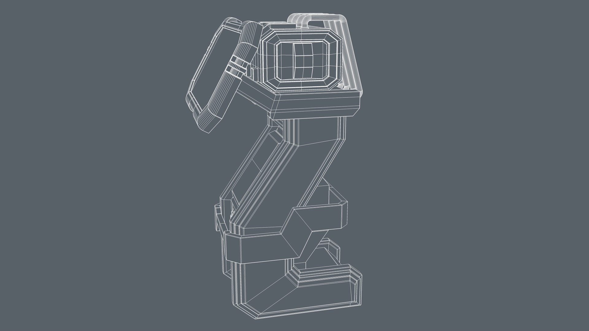 Sci Fi Computer 3D model_13