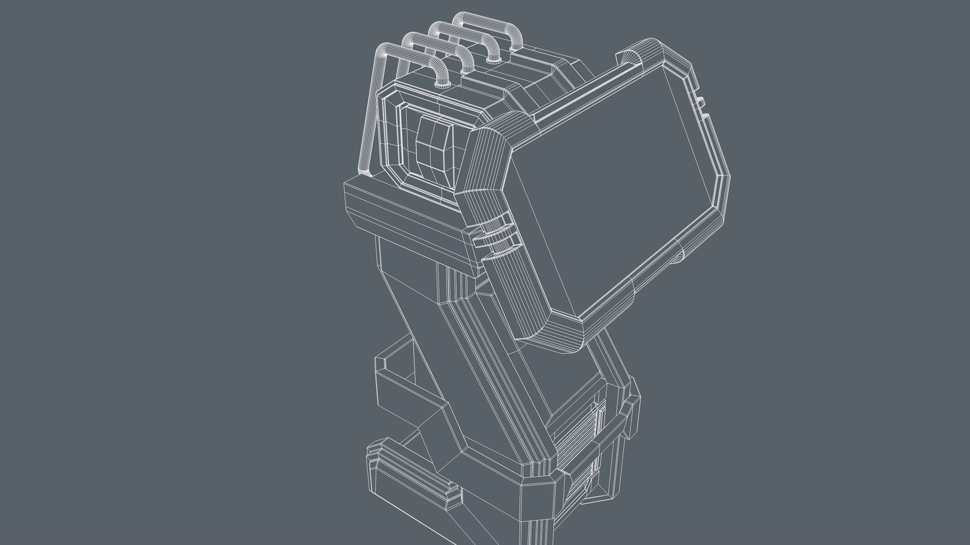 Sci Fi Computer 3D model_15