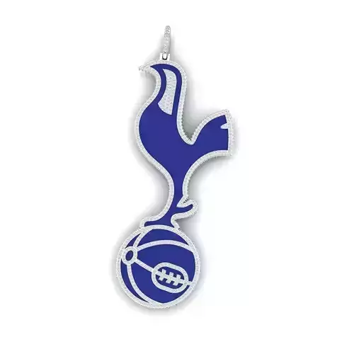 Soccer Football Tottenham team Logo Pendant
