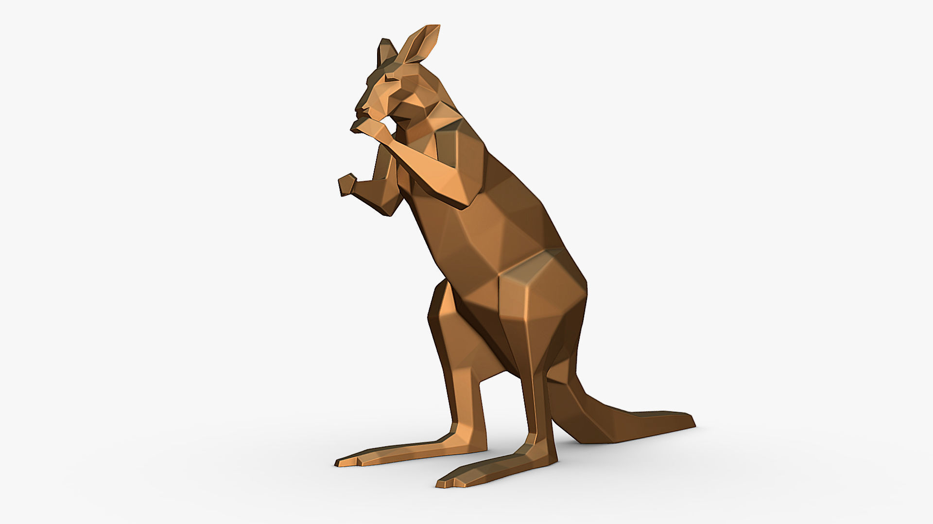 kangaroo 3D print model_2