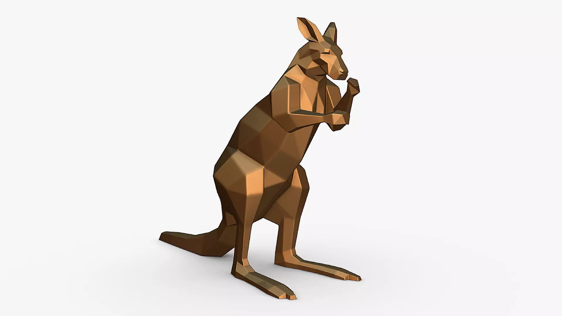 kangaroo 3D print model_0