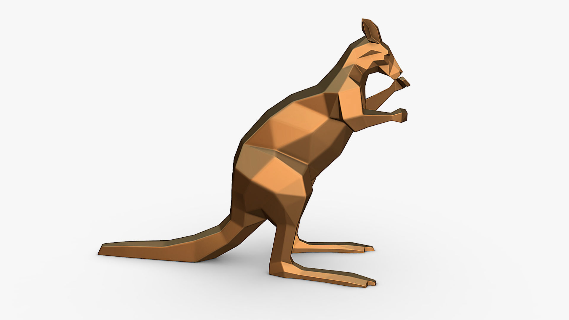 kangaroo 3D print model_6